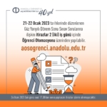 2022- 2023 Güz Dönemi Final Sınavları İtiraz İşlemleri Başladı