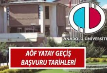 Açıköğretim Yatay Geçiş Başvuruları